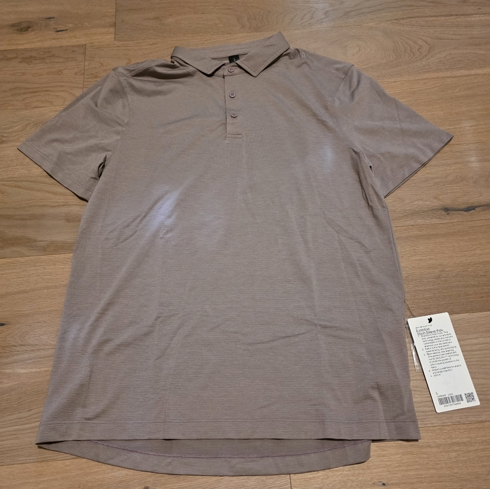 Lululemon Men's Brown Polo Shirt